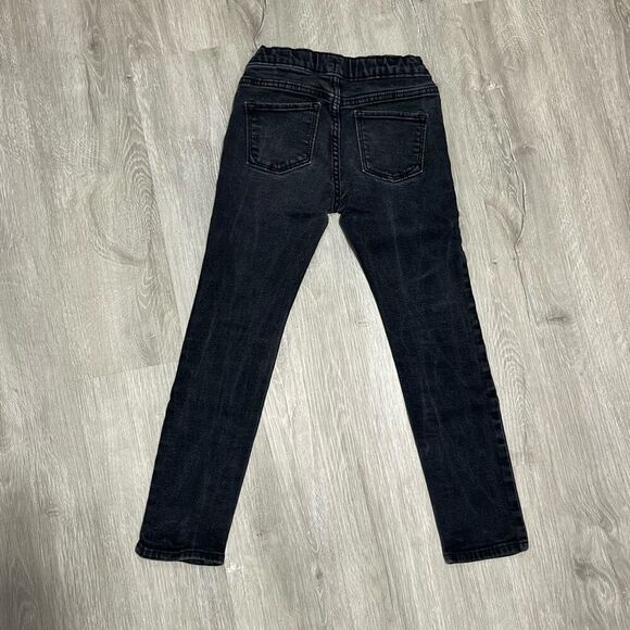 Old Navy Black Skinny Jeans Kids Size Medium 8 Girls Youth - Picture 4 of 6